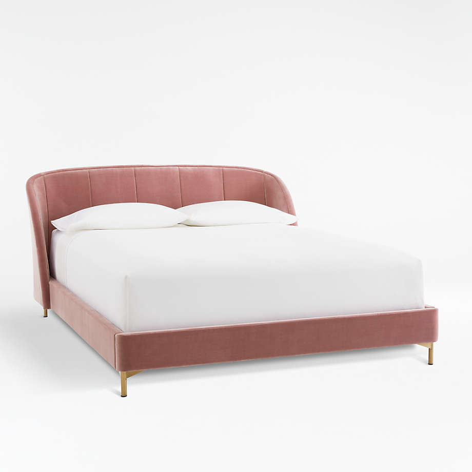 Ava Pink Queen Bed (Open Larger View)
