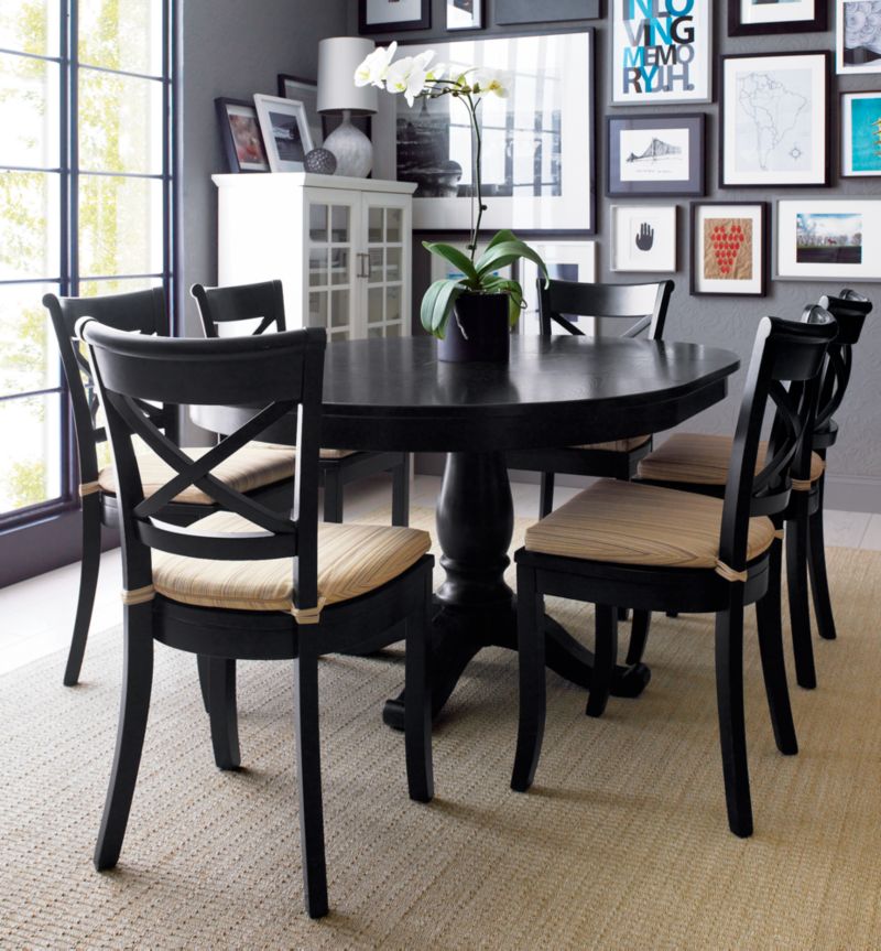 Vintner Black Wood Dining Chair