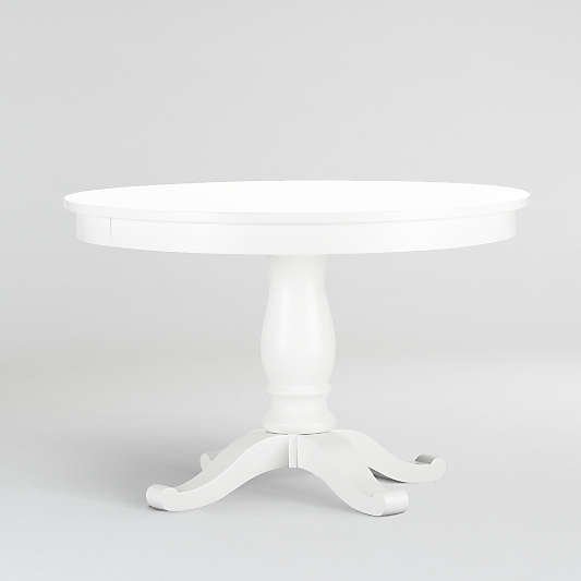 Avalon 45" White Extension Dining Table