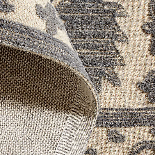 Avalon Wool Hand-Tufted Light Grey Area Rug 10'x14'