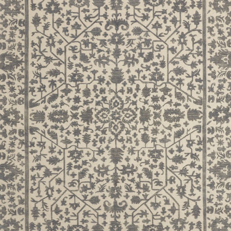 Avalon Wool Hand-Knotted Light Grey Area Rug 6'x9' - image 0 of 4