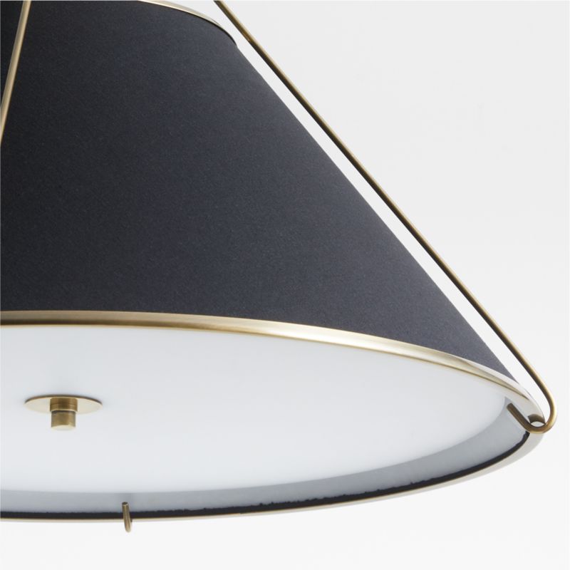 Remi Black Conical Pendant Light - image 4 of 7