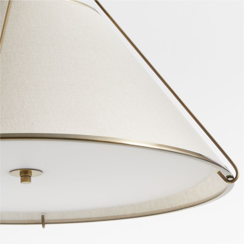 Remi Natural Conical Pendant Light - image 3 of 11