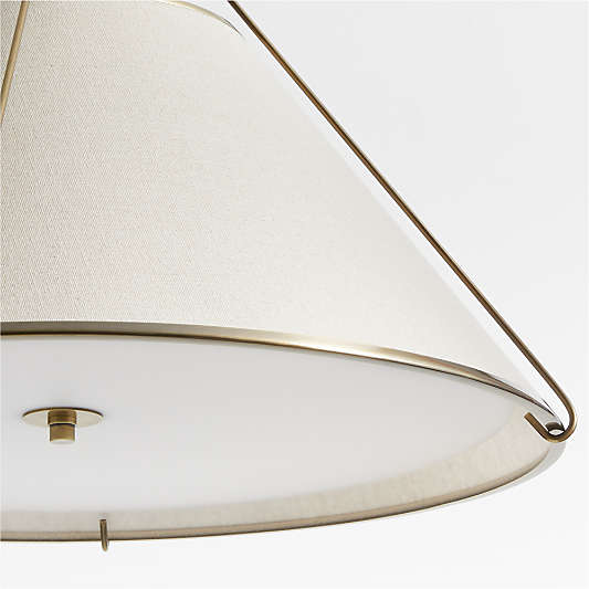 Remi Natural Conical Pendant Light