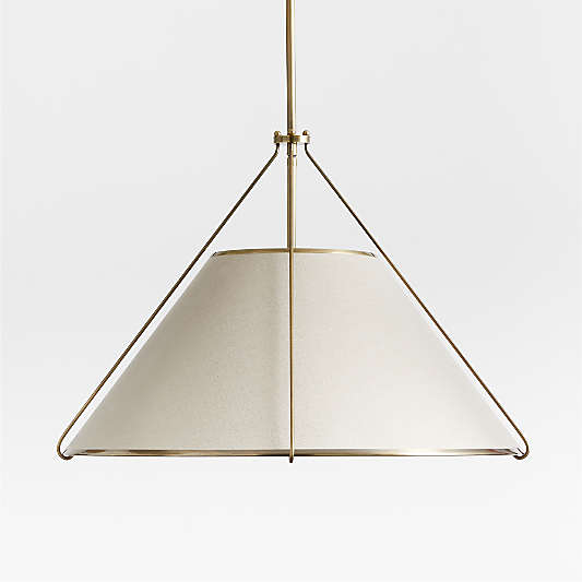 Remi Natural Conical Pendant Light