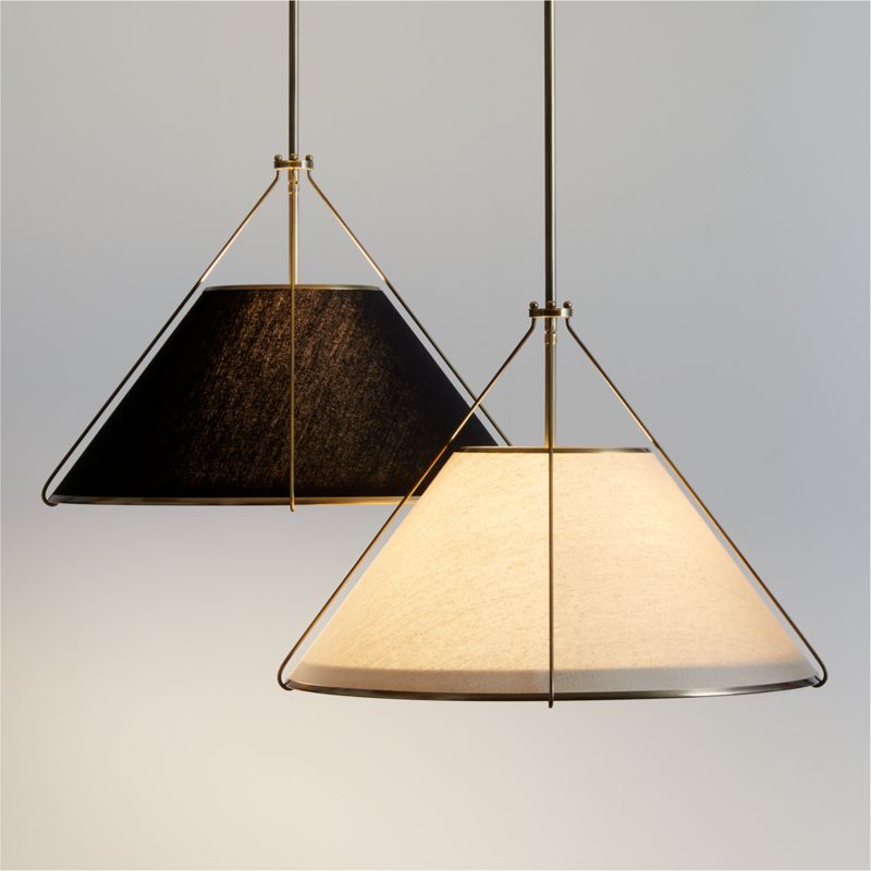 Remi Black Conical Pendant Light - image 2 of 7