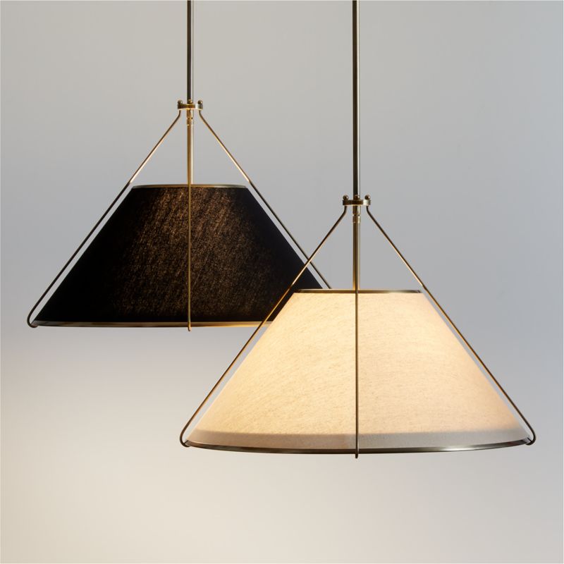Remi Natural Conical Pendant Light