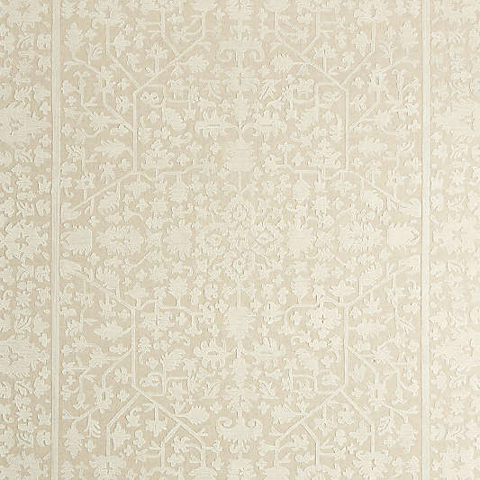 Avalon Wool Hand-Tufted Taupe Rug Swatch 12"x18"