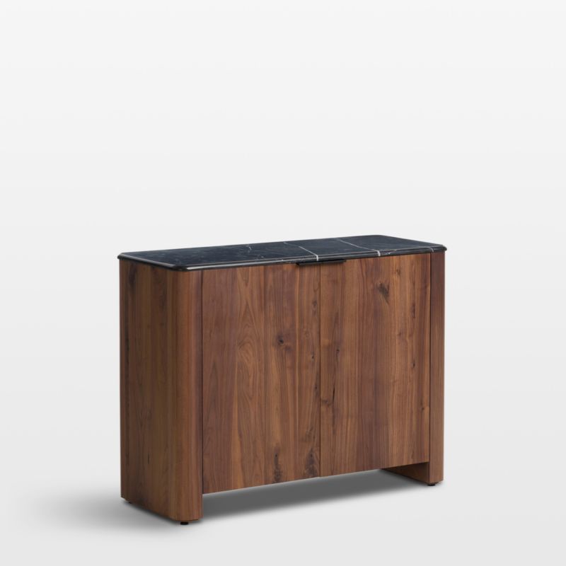 Aven 45" Walnut Entryway Cabinet with Marble Top - image 3 of 8