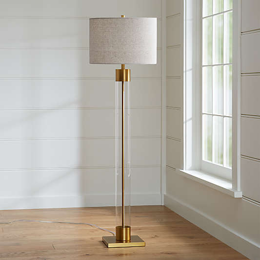 Avenue Brass Floor Lamp