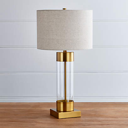 Avenue Brass Table Lamp With Usb Port, Table Lamp With Usb Port Canada
