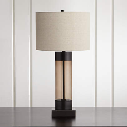 Avenue Bronze Table Lamp With Usb Port, End Table Lamps With Usb Ports