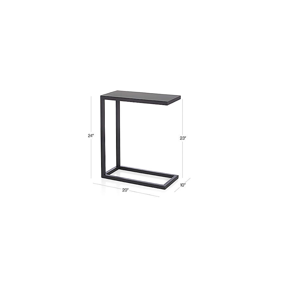 C table black metal discount