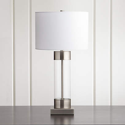 Avenue Nickel Table Lamp With Usb Port, Table Lamp With Usb Port Canada