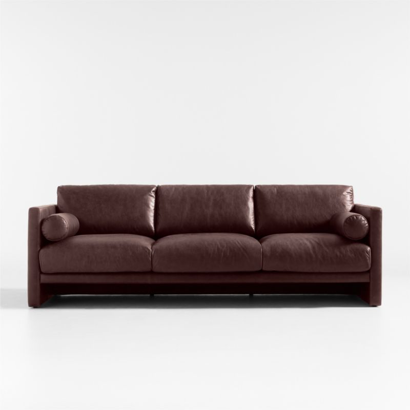 Aviator Leather Sofa 88" - image 0 of 10