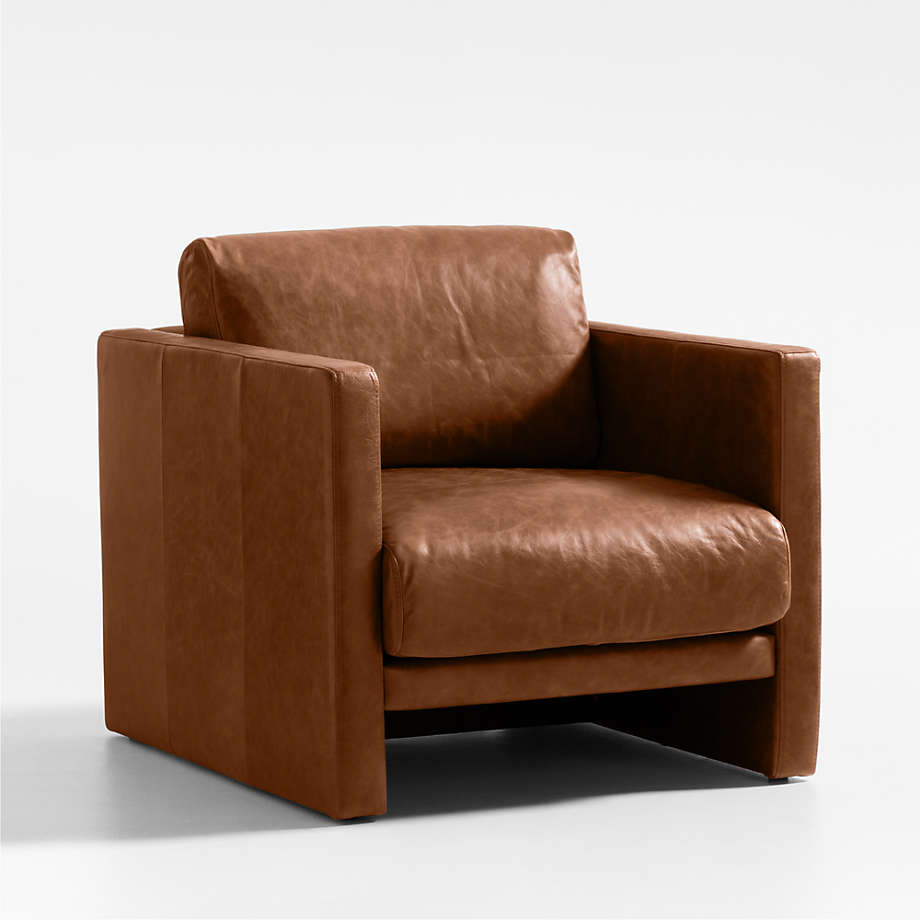 Aviator Leather Chair Crate & Barrel