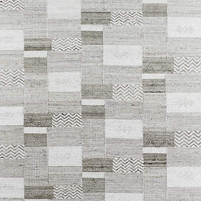 Avignon Wool Flatweave Taupe Area Rug 10'x14'