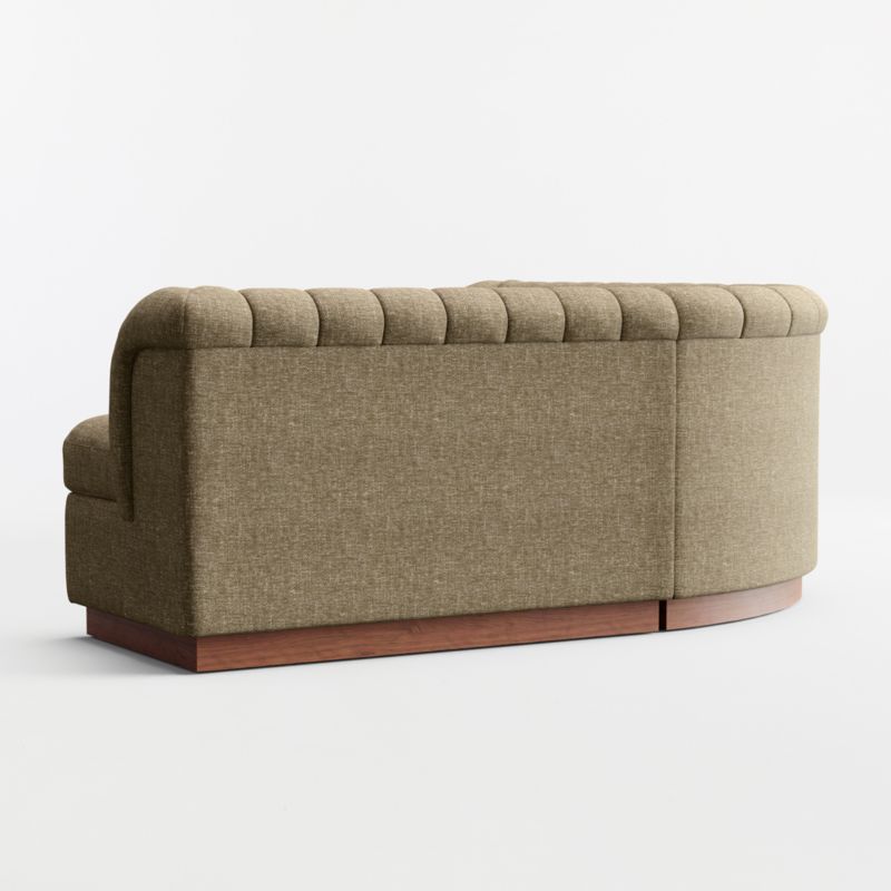Aveline Basil Upholstered L-Shaped Loveseat Dining Banquette - image 5 of 8