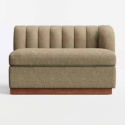 Aveline Basil Upholstered Right-Arm Dining Banquette