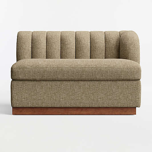 Aveline Basil Upholstered Right-Arm Dining Banquette