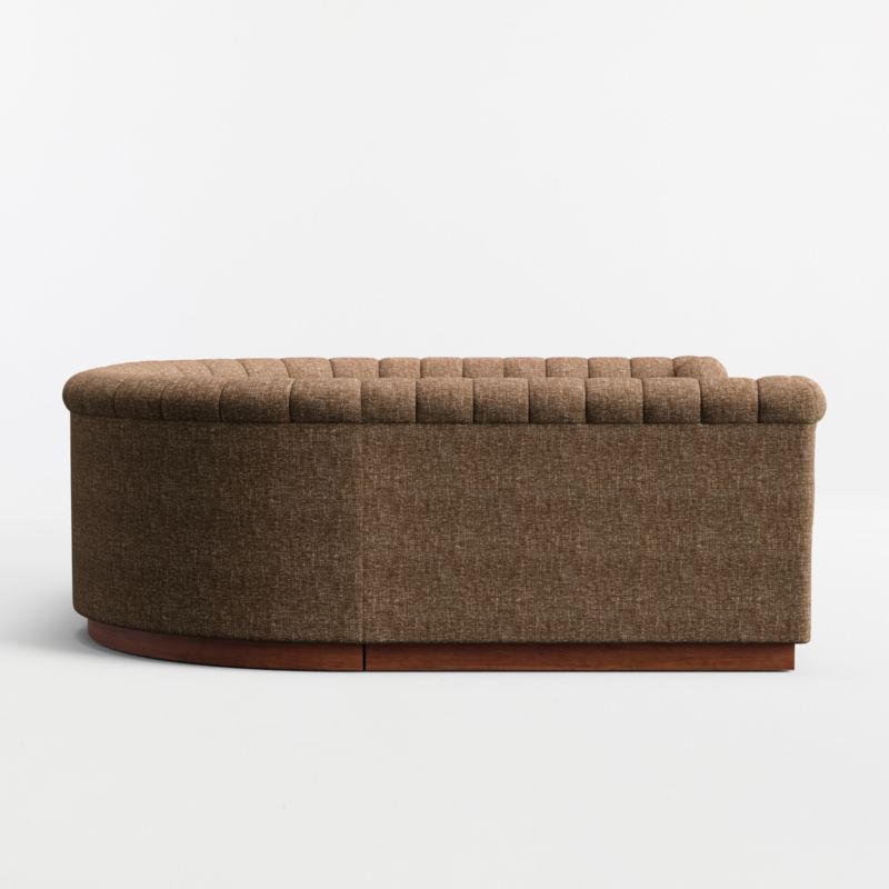 Aveline Chocolate Upholstered U-Shaped Dining Banquette - image 3 of 6