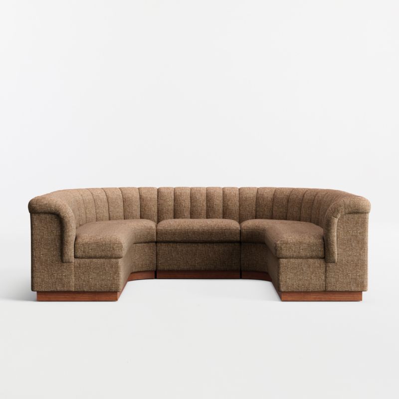 Aveline Basil Upholstered U-Shaped Dining Banquette - image 2 of 8