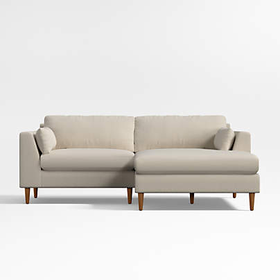 Avondale 2-Piece Small Space Sectional Sofa with Chaise Lounge