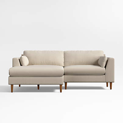 Avondale 2-Piece Small Space Sectional Sofa with Chaise Lounge