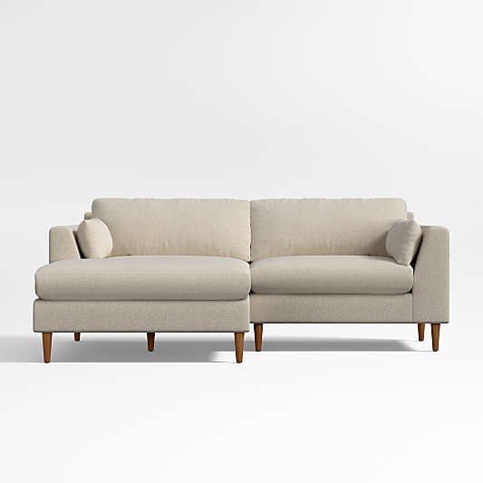 Avondale 2-Piece Small Space Sectional Sofa with Chaise Lounge