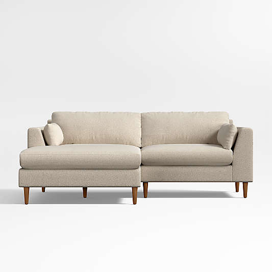 Avondale 2-Piece Small Space Sectional Sofa with Chaise Lounge