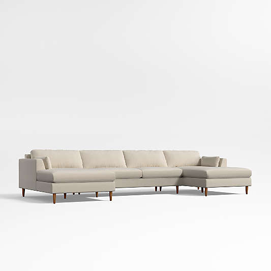 Avondale 3-Piece Double-Chaise Sectional Sofa