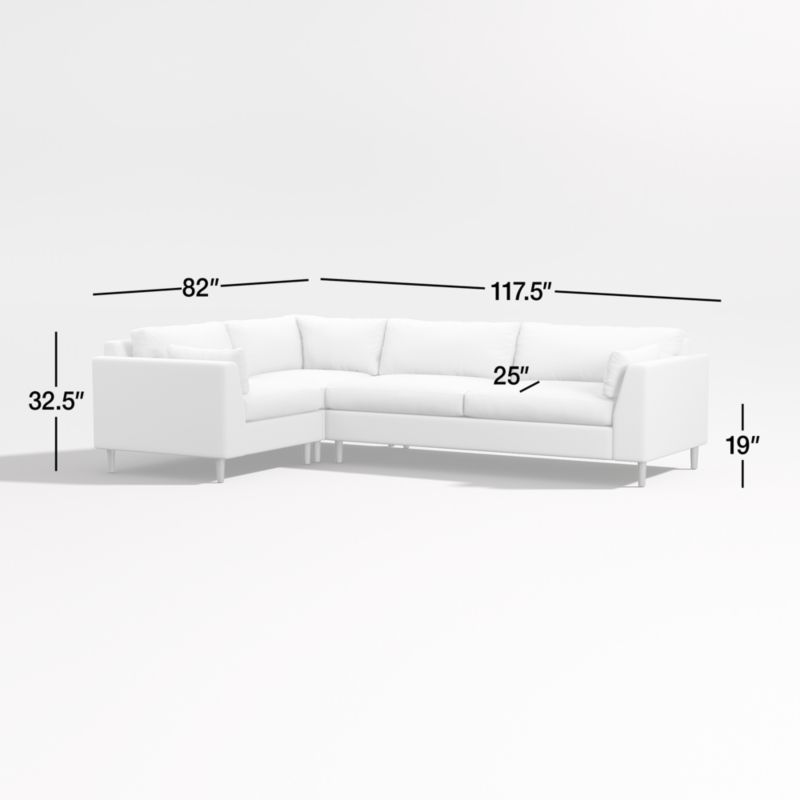 View Avondale 3-Piece L-Shaped Sectional Sofa - image 3 of 8