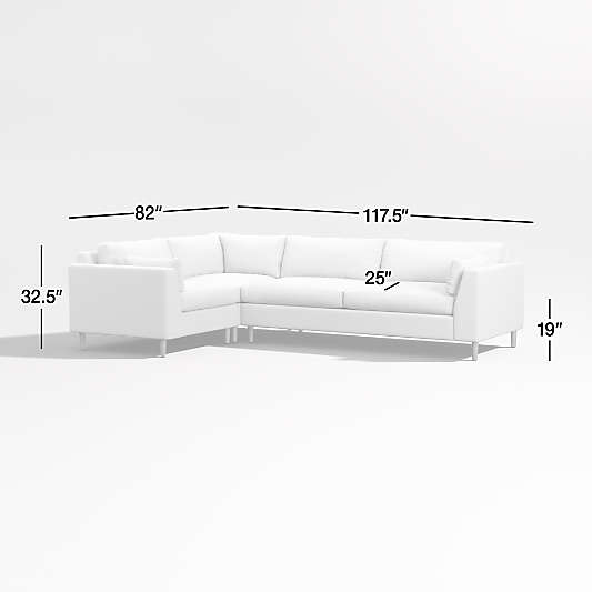 Avondale 3-Piece L-Shaped Sectional Sofa