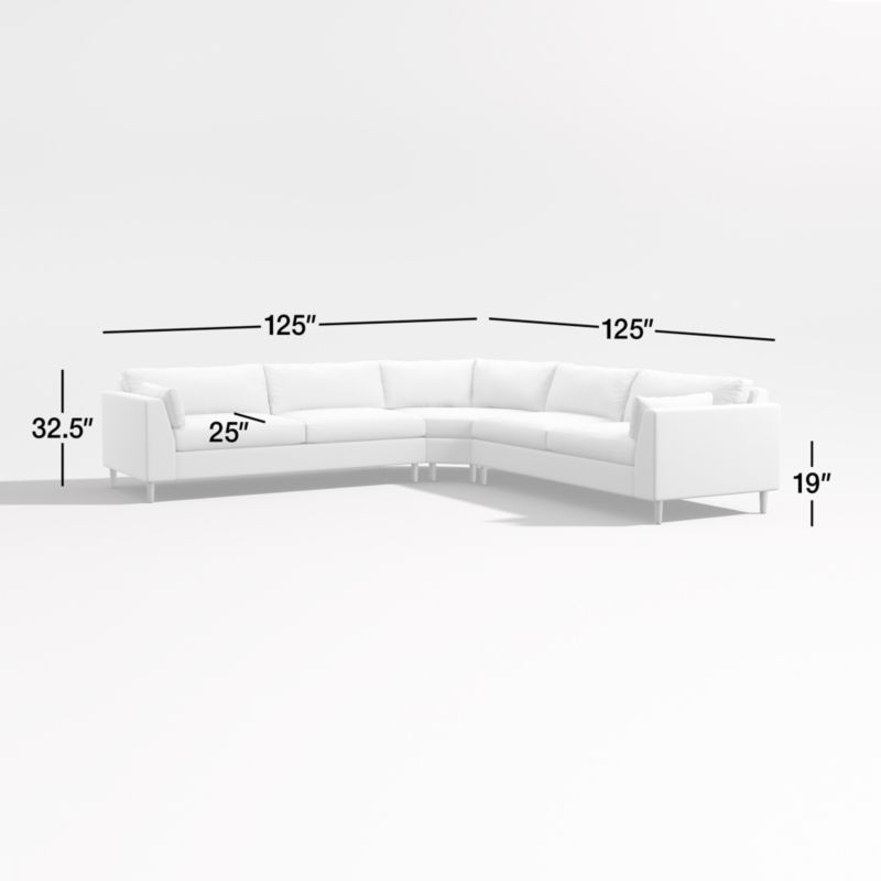 View Avondale 3-Piece Wedge Sectional Sofa - image 3 of 8