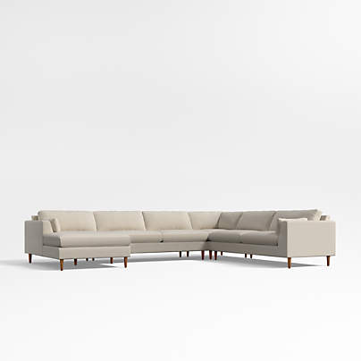 Avondale 4-Piece L-Shaped Sectional Sofa with Chaise Lounge