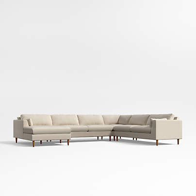 Avondale 4-Piece L-Shaped Sectional Sofa with Chaise Lounge