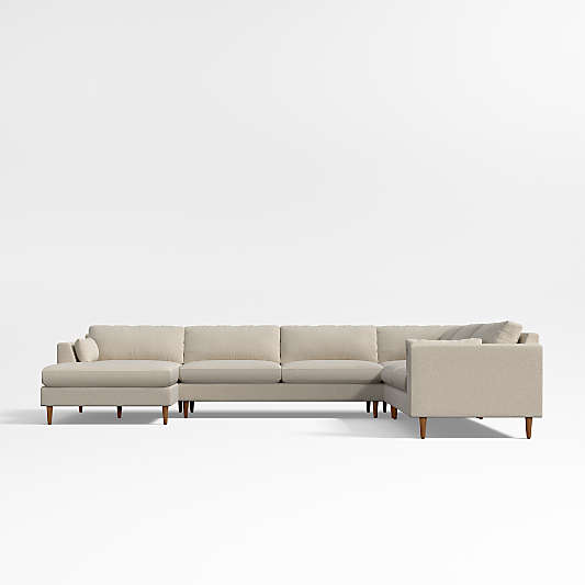 Avondale 4-Piece Corner Sectional Sofa with Chaise Lounge