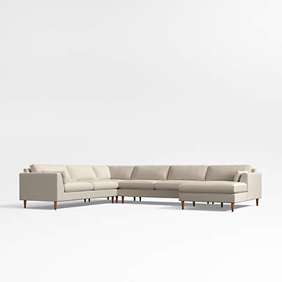 Avondale 4-Piece L-Shaped Sectional Sofa with Chaise Lounge