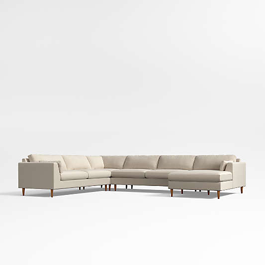 Avondale 4-Piece L-Shaped Sectional Sofa with Chaise Lounge