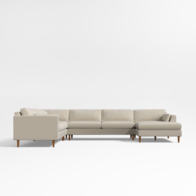 Avondale 4-Piece Corner Sectional Sofa with Chaise Lounge - image 4 of 7