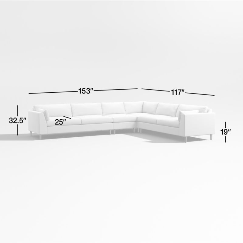 View Avondale 4-Piece L-Shaped Sectional Sofa - image 3 of 8