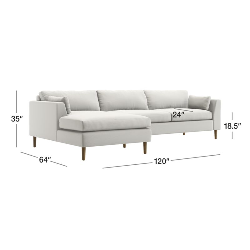 View Avondale 2-Piece Chaise Sectional Sofa - image 3 of 8