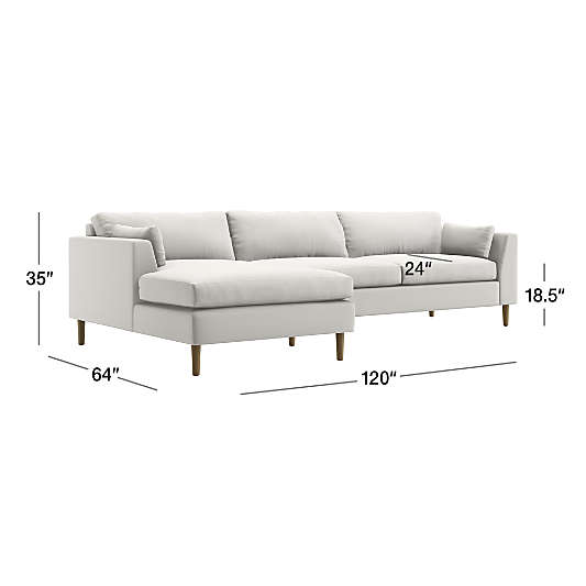 Avondale 2-Piece Chaise Sectional Sofa