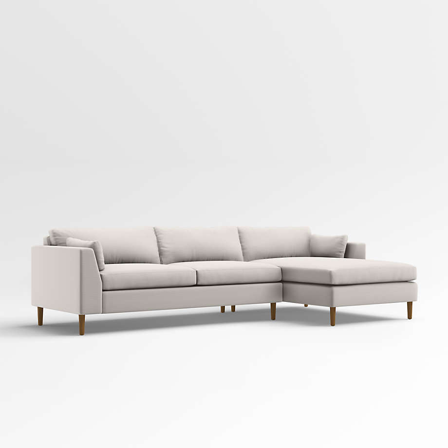 Sectional shop sofa legs