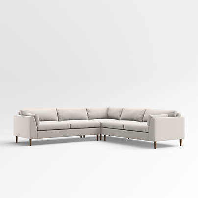 Avondale Wood Leg 3-Piece Sectional Sofa