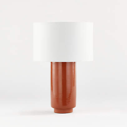 Avril Table Lamp With White Drum Shade, White Drum Table Lamp Shades