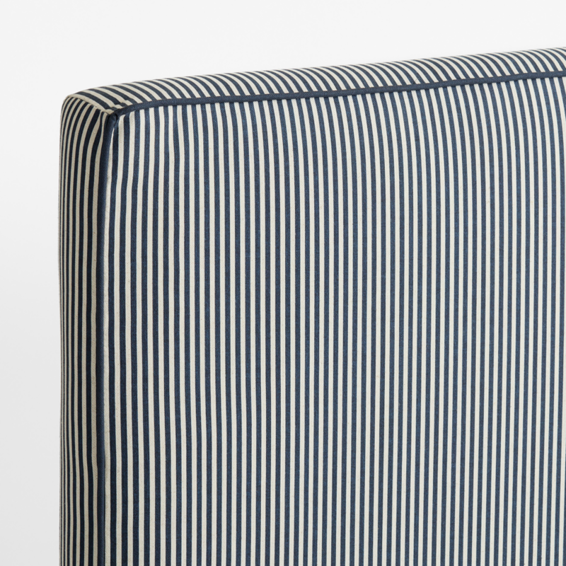 Avery Indigo Stripe Upholstered Kids Twin Bed - image 4 of 6