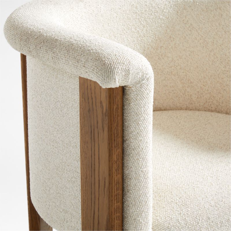 Axel Upholstered Curved Back Dining Chair - image 10 of 11