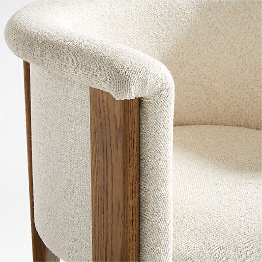 Axel Upholstered Curved Back Dining Chair