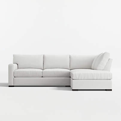 Axis 2-Piece L-Shaped Sectional Sofa with Corner Bumper